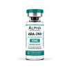 Alpha Peptide Research ARA-290 10mg laboratory research vial with teal Healing Peptides branding.