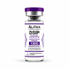 Alpha Peptide Research DSIP 10mg Delta Sleep-Inducing Peptide research vial with purple Cognitive Peptides branding.