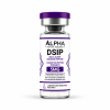 Alpha Peptide Research DSIP 5mg Delta Sleep-Inducing Peptide research vial with purple Cognitive Peptides branding.