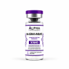 Alpha Peptide Research NA-Semax-Amidate 30mg laboratory research peptide vial with deep purple Cognitive Peptides branding.