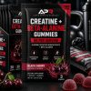 Creatine + Beta-Alanine Gummies 5g Black Cherry individual sachet with 5,000mg creatine monohydrate per serving.